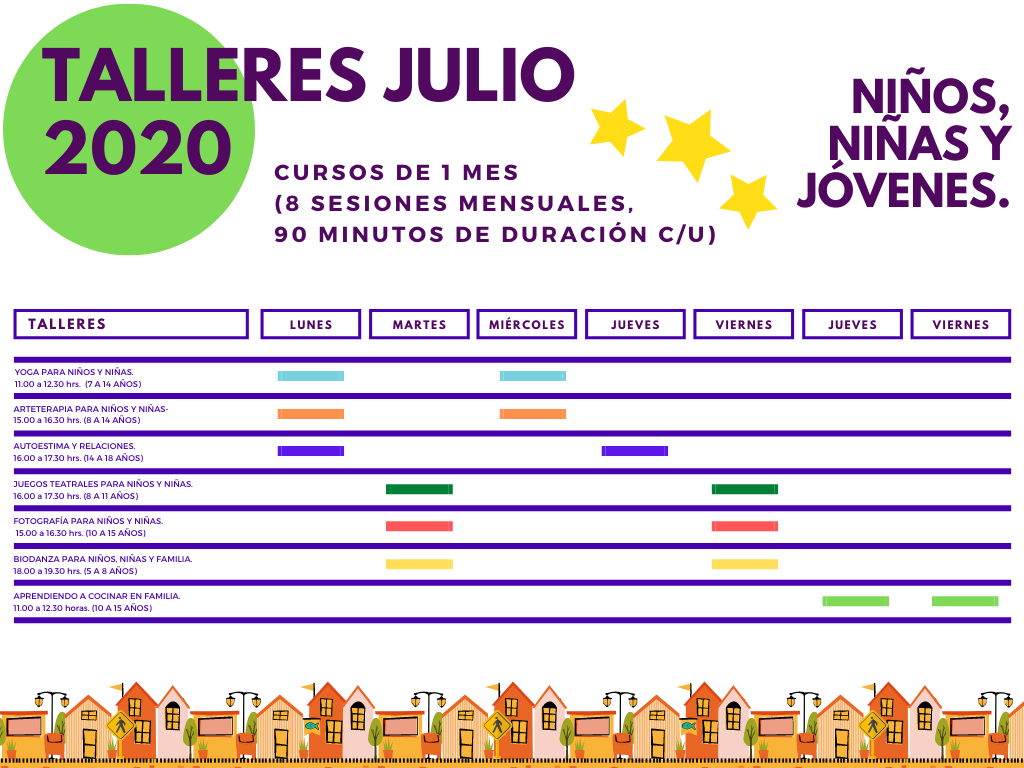 Calendario Julio